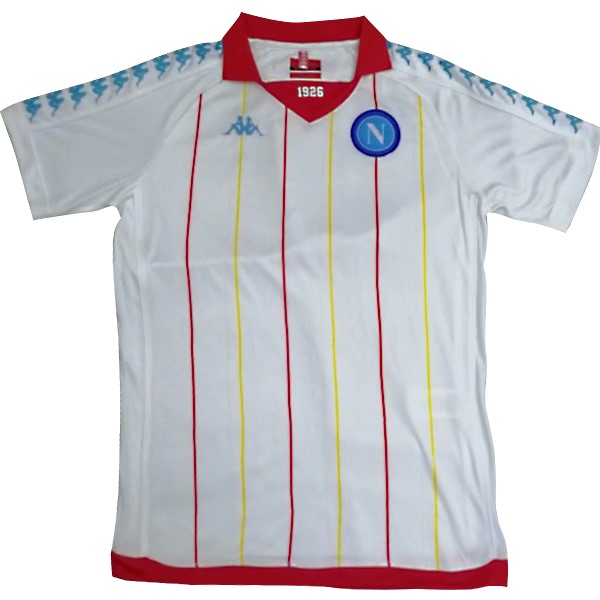 Camiseta Napoli Retro 2018-19 Blanco